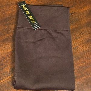 Fleece Leggings, Dark Brown